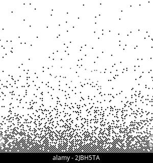 Abstract halftone rounded square pattern background - vector ...