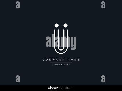 alphabet letters monogram icon logo II Stock Vector