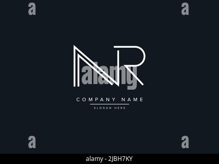 Creative Letters MR Logo Design Vector Template. Stock Vector