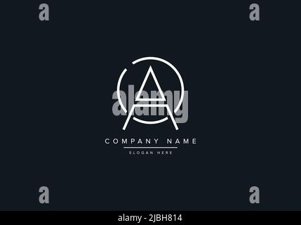 Creative Letters OA Logo Design Vector Template. Stock Vector