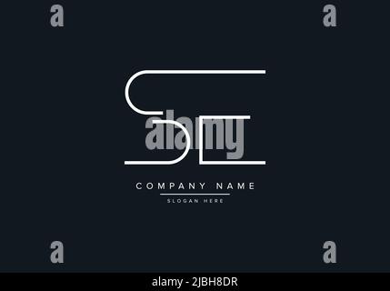 Creative LettersSE Logo Design Vector Template. Stock Vector