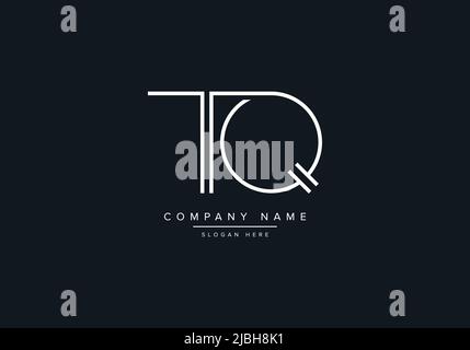 Creative Letters TQ Logo Design Vector Template. Stock Vector