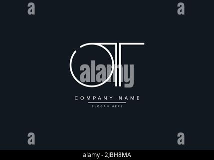 Creative Letters OT Logo Design Vector Template. Stock Vector