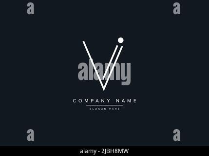 Creative Letters VI Logo Design Vector Template. Stock Vector