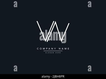 Creative Letters VN Logo Design Vector Template. Stock Vector