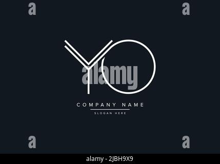 YP abstract letters logo monogram Stock Vector