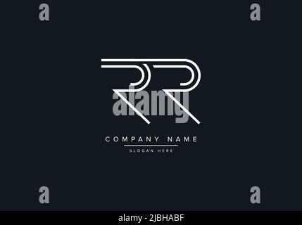 RR abstract letters logo monogram Stock Vector