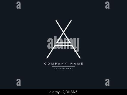 XA abstract letters logo monogram Stock Vector