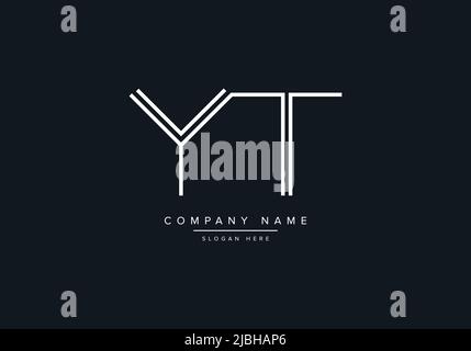 TT abstract letters logo monogram Stock Vector