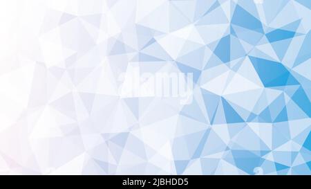Abstract vector background for use in design. Geometric triangle iced colored backdrop Stock Vector