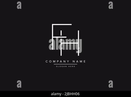 Initial CJ alphabet line art logo design of vector Stock Vector