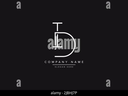 Initials alphabet letters ID monogram logo Stock Vector