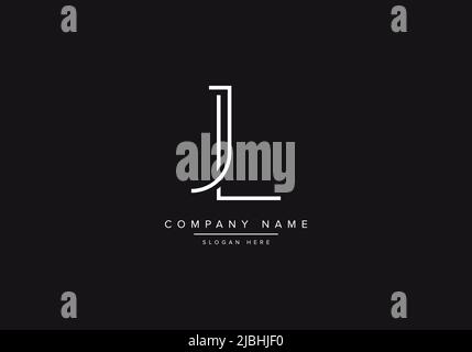 Initials alphabet letters JL monogram logo Stock Vector