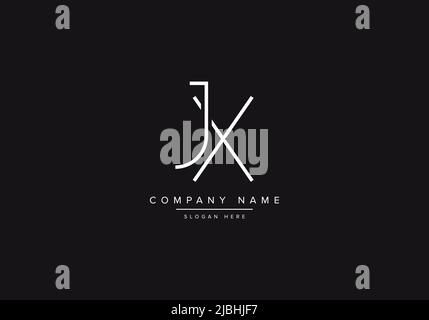 Initials alphabet letters JX monogram logo Stock Vector