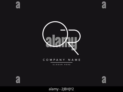 Alphabet letter icon logo OR or RO Stock Vector