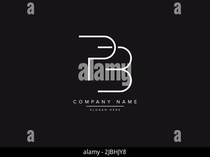 Alphabet letter icon logo PD or DP Stock Vector