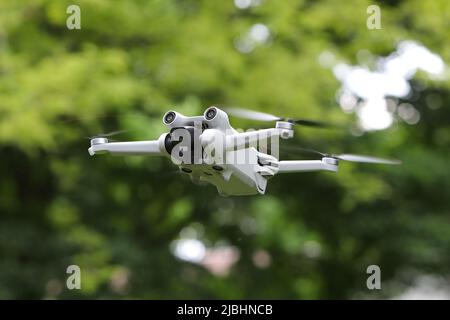 June 6 2022, London Ontario Canada, First look at the DJI mini 3 Pro. Stock Photo