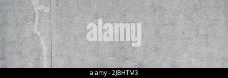 panoramic view of the texture of an old plastered wall. Close-up of a vintage wall surface. Stock Photo