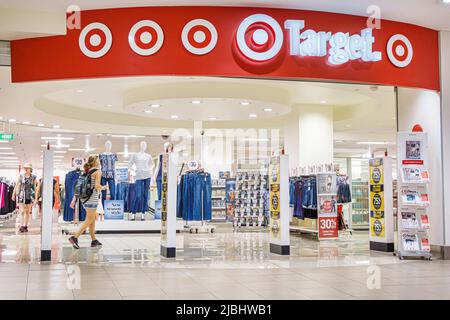 Brisbane Australia,Myer Centre center mall,shopping market marketplace Target discount department store entrance security scanners inside interior Stock Photo