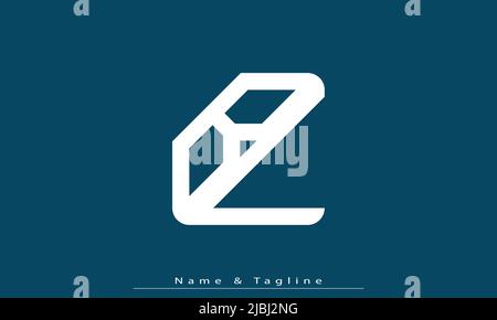 Alphabet letters Initials Monogram logo BL, LB Stock Vector