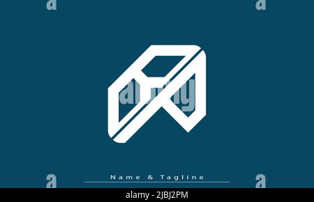 Alphabet letters Initials Monogram logo BP, PB Stock Vector