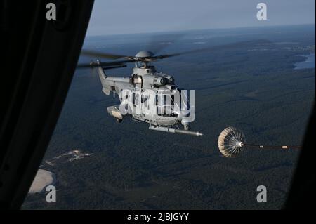 An MC-130J Commando II assigned to the 1st Special Operations Squadron ...