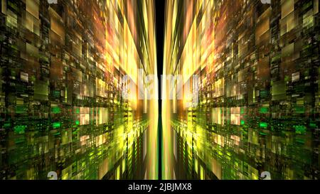 Big data transmission cloud computing, digital information database. High-speed mathematical calculations. Future technology, cyber security concept b Stock Photo