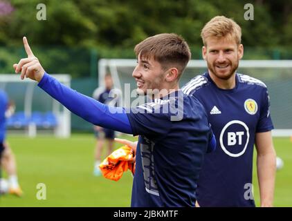 Scotland's Billy Gilmour during a training session at Oriam, Edinburgh. Picture date: Tuesday June 7, 2022. Stock Photo