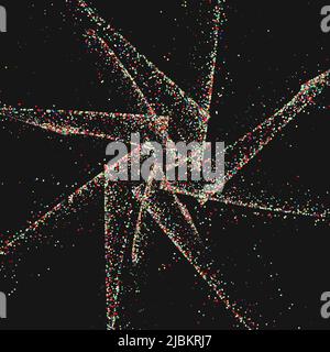 Noise gradient swirl algorithm example implementation illustration ...