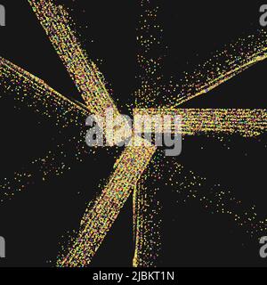 Noise gradient swirl algorithm example implementation illustration ...