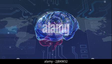 Brain computer interface, illustration Stock Photo - Alamy