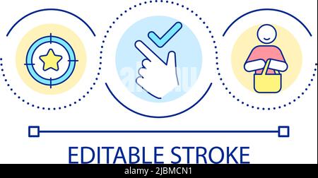 Successful commerce loop concept icon Stock Vector Image & Art - Alamy