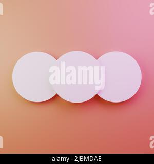 Top view of platform for a product Stock Photo