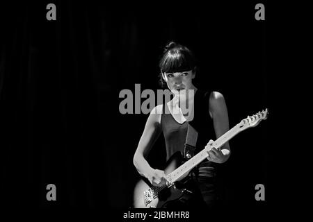 Rome, Italy. 08th Aug, 2016. Elena Tonra Of Daughter Band Performs Live 