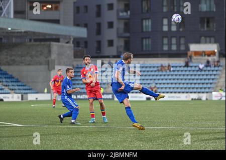 Andorra La Vella, Andorra . 2022 June 6 . M. Platica MOL in action in the 2022 Nations League match Andorra 0 - 0 Moldova. Stock Photo