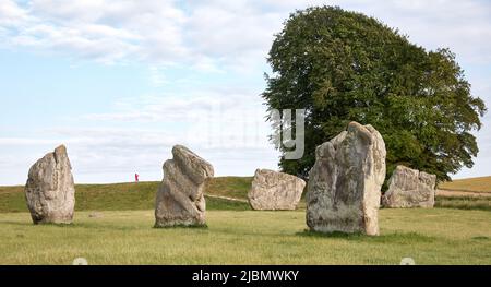 Avebury Stone Circle Wiltshire Stock Photo