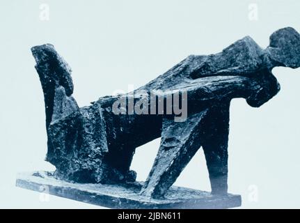 Marino Marini, la escultura del Ángel de la ciudad, L'angelo della città,  Peggy Guggenheim Collection, en Venecia, Italia Fotografía de stock - Alamy