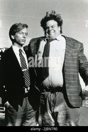 American actors David Spade (left) and Chris Farley in the movie Tommy Boy, USA 1995 Stock Photo