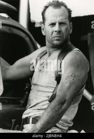 Lot # 845 : DIE HARD WITH A VENGEANCE (1995) - John McClane's (Bruce  Willis) Bloodied Tank Top