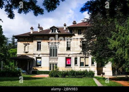 Villa Gillet, historical and cultural place, Cerisaie Park, Lyon, Rhône department, AURA Region, France Stock Photo