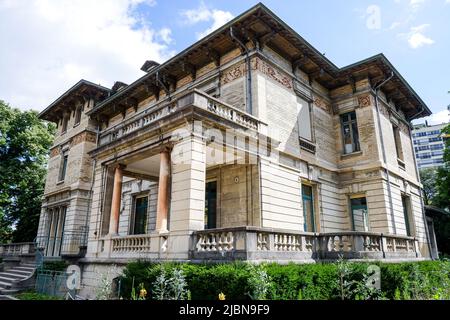 Villa Gillet, historical and cultural place, Cerisaie Park, Lyon, Rhône department, AURA Region, France Stock Photo