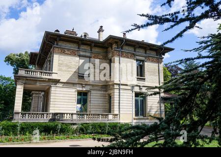 Villa Gillet, historical and cultural place, Cerisaie Park, Lyon, Rhône department, AURA Region, France Stock Photo