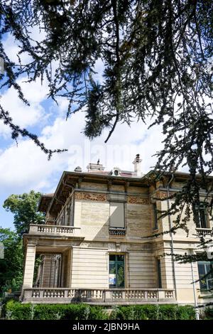 Villa Gillet, historical and cultural place, Cerisaie Park, Lyon, Rhône department, AURA Region, France Stock Photo