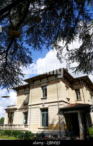 Villa Gillet, historical and cultural place, Cerisaie Park, Lyon, Rhône department, AURA Region, France Stock Photo