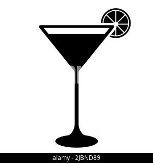 Cocktail icon. Alcohol symbol. Symbol for website design, logo, app, UI. Vector illustration, EPS10 Stock Vector
