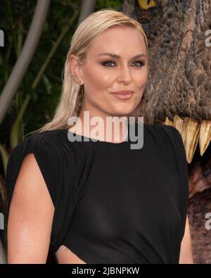 June 6, 2022, Hollywood, California, USA: Lindsey Vonn attends the Los Angeles Premiere Of Universal Pictures ''Jurassic World Dominion' (Credit Image: © Billy Bennight/ZUMA Press Wire) Stock Photo