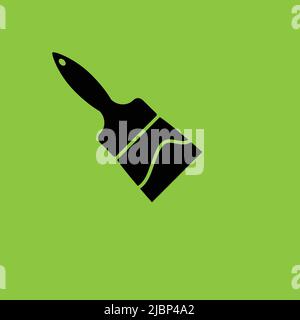 Brush icon isolated. Construction Conc. - Vector  Stock Vector