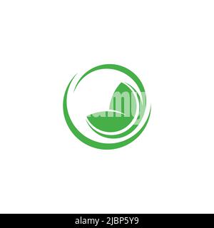 circle motion geometric curves logo vector Stock Vector