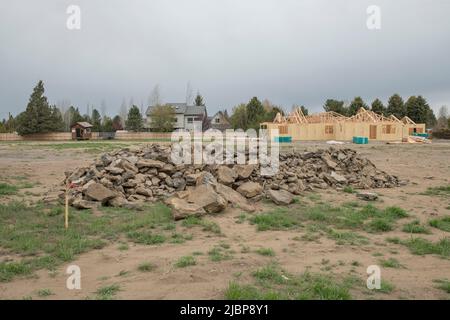 USA, Oregon, Bend, New Bend, Development Ferguson road to 27th street Stock Photo