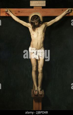 Christ on the cross by Diego Velázquez (1599-1660) Stock Photo
